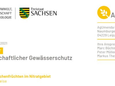 Rechtliche und fachliche Hinweise zum Zwischenfruchtanbau im Nitratgebiet