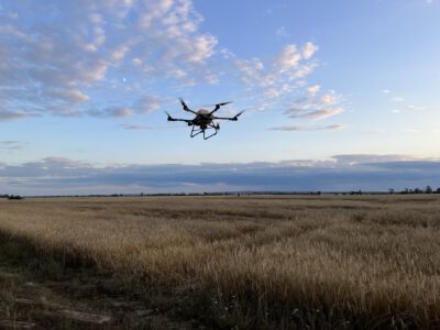 Zwischenfruchtaussaat mit der Drohne – Die Agrarflieger sind zurück in Arzberg