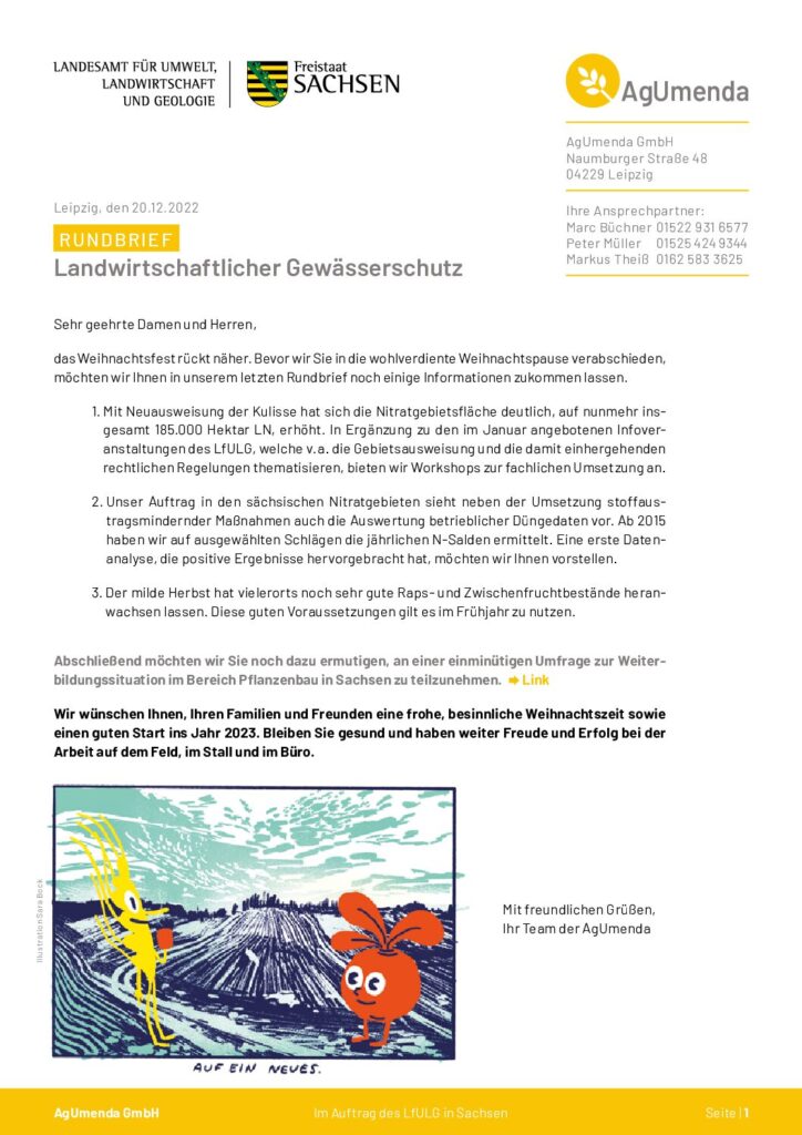 Vorschau für Rundbrief Dezember 2022