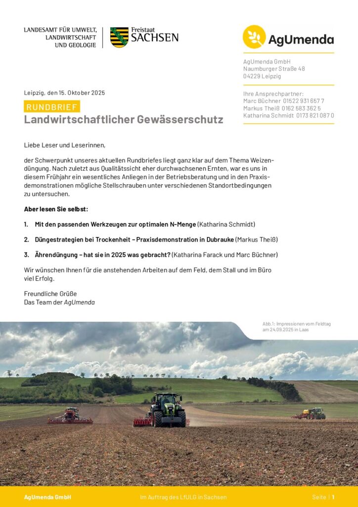 Vorschau für Rundbrief Oktober 2025