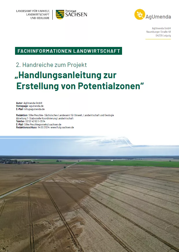 Titelbild für 2. Handreiche „Handlungsanleitung zur Erstellung von Potentialzonen“